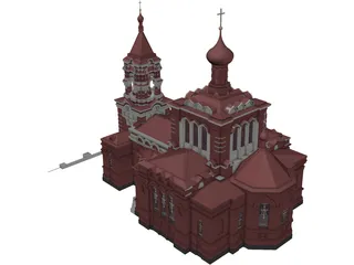 Church Russian 3D Model preview