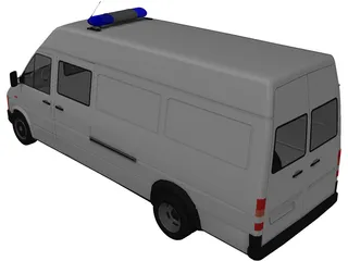 Ambulance 3D Model preview
