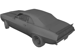 Chevrolet Camaro (1967) 3D Model preview