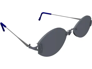 Glasses 3D Model preview