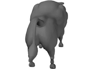 Bull 3D Model preview