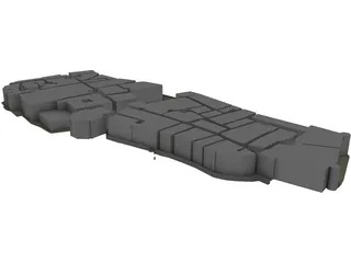 Pienza Italy 3D Model preview