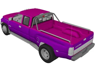 Dodge Ram 3500 (1994) 3D Model preview