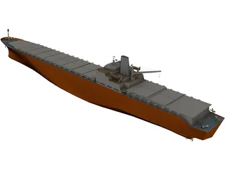 LNG Tanker 3D Model preview