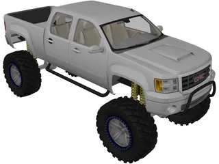 GMC Sierra [Lifted] 3D Model preview