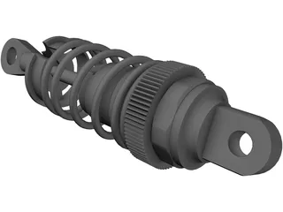 RC Car Model Shock Absorber 3D Model preview