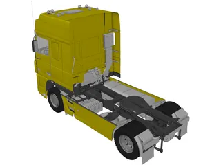 DAF XF 530 3D Model preview