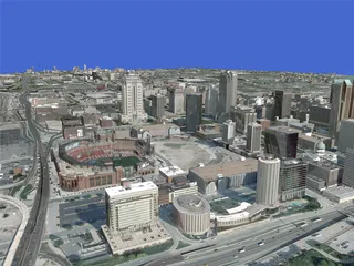St. Louis City 3D Model preview