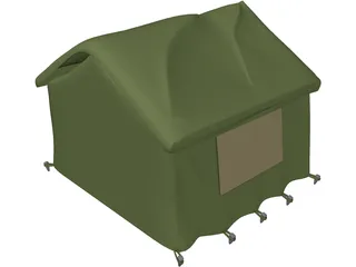 Camping Tent 3D Model preview