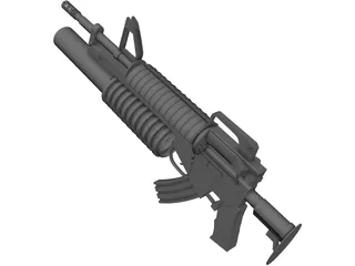 M4 3D Model preview