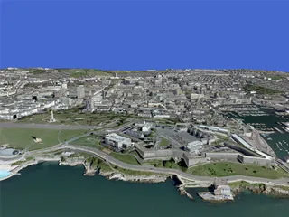 Plymouth City (UK) 3D Model preview