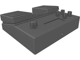 Boss DD-20 Guitar Pedal 3D Model preview