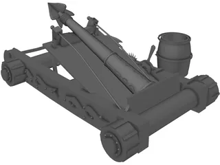 Cross Bow 3D Model preview