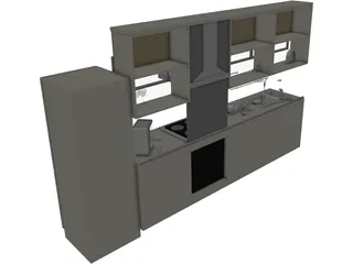 Kitchen 3D Model preview