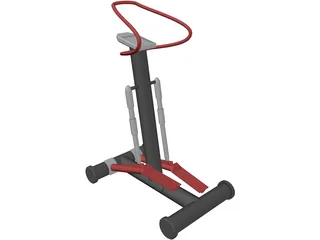 Step Mashine 3D Model preview