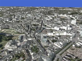 Vannes City (France) 3D Model preview