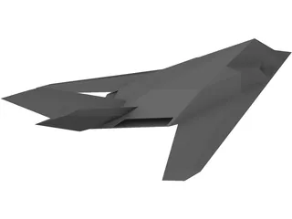 F-117 3D Model preview