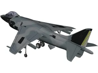 BAE AV-8A 3D Model preview