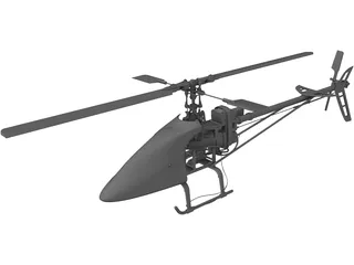 RC Helicopter 3D Model preview