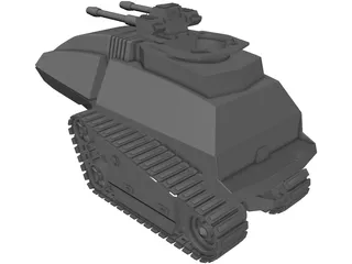 Cobra Tank 3D Model preview