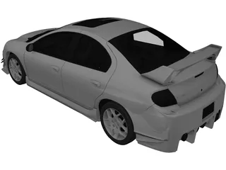 Dodge Neon SRT4 3D Model preview
