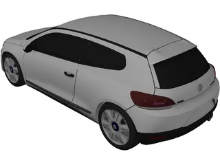 Volkswagen Scirocco (2008) 3D Model preview