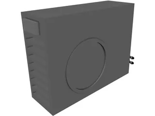 Air Conditioner LG Ext 3D Model preview