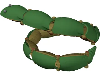 Snake 3D Model preview