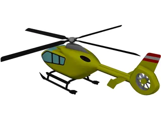 Eurocopter EC-135 3D Model preview