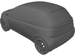 Toyota Yaris Concept (1996) 3D Model preview