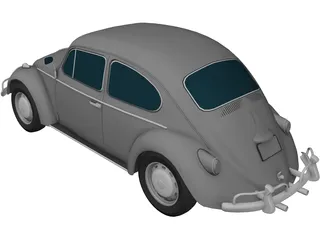 Volkswagen Beetle 3D Model preview