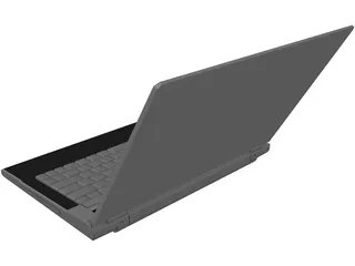 Notebook 3D Model preview