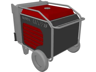 Generator Honda EU65is 3D Model preview