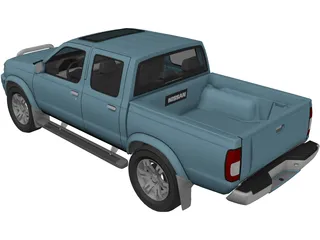 Nissan Navara D22 Turbo Pickup 3D Model preview