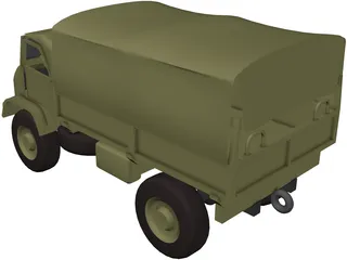 Mercedes-Benz Unimog 404 3D Model preview