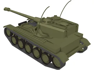 AMX 13 3D Model preview