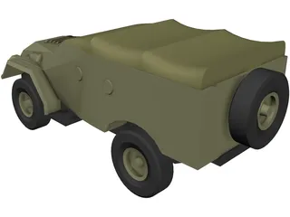 BTR 40 3D Model preview