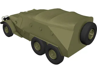 BTR 152 3D Model preview