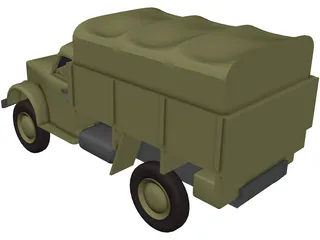 GAZ 63 3D Model preview
