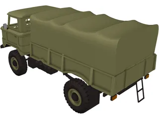 GAZ 66 3D Model preview