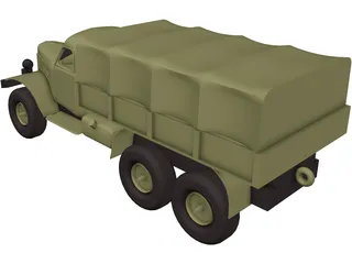 ZIL 157 3D Model preview