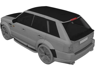Range Rover Sport Kahn Tuning (2010) 3D Model preview