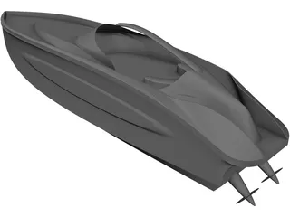Seaboat 3D Model preview