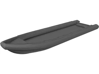 Rib Boat 10 Meter 3D Model preview