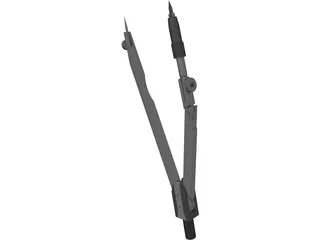 Drawing Compass 3D Model preview