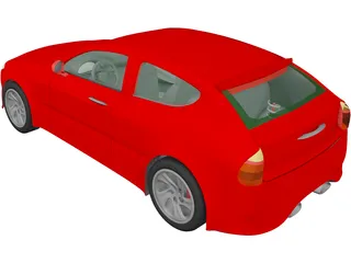 Sport Car Concept 3D Model preview