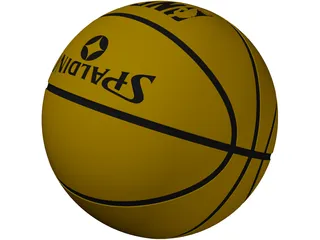 Spalding Basketball 3D Model preview