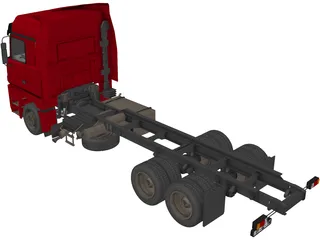Mercedes-Benz Actros 3D Model preview