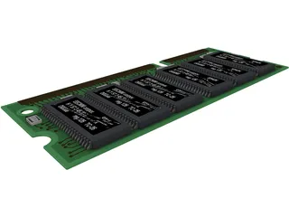 DIMM 3D Model preview