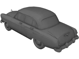 Gaz-21 Volga (1958) 3D Model preview